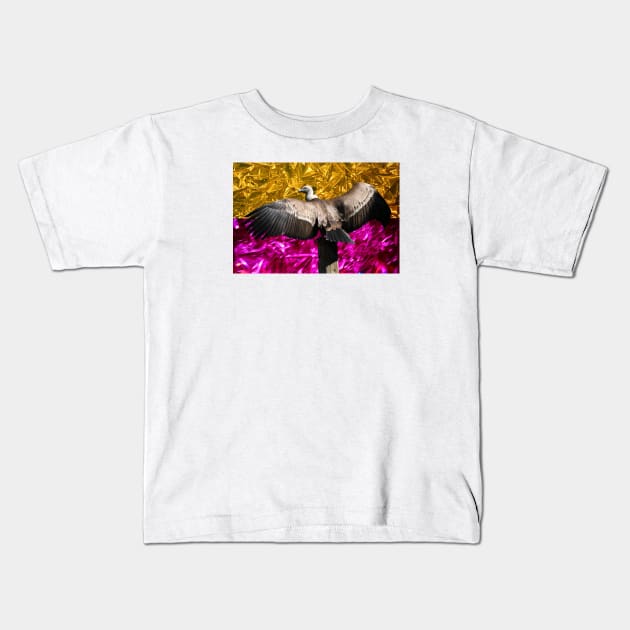 Vulture bicolor IV / Swiss Artwork Photography Kids T-Shirt by RaphaelWolf